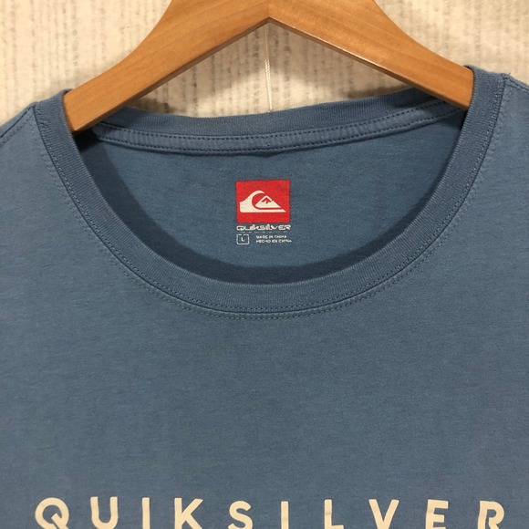 Quiksilver Boardshorts Since 1969 Blue Cotton T Shirt Men's Size L - Picture 4 of 8